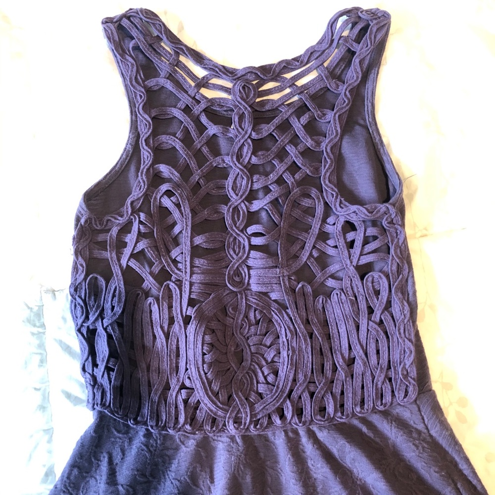 Free People (XS) Crochet Blouse Top